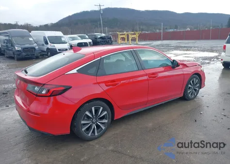 2022 Honda Civic Ex-L z USA, uszkodzony, nr VIN 19XFL1H73NE010190
